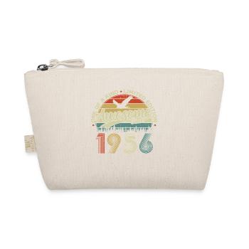 1956 Vintage Jahrgang Retro Geburtstag Geschenk - Bio-Täschchen - Natur - Vorne
