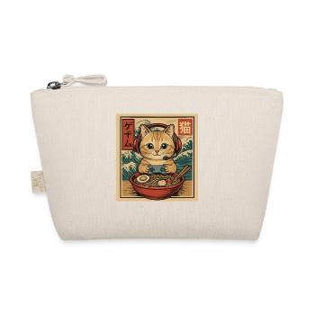 Japanische Ramen Cat Gaming Otaku Nudelschale - Bio-Täschchen - Natur - Vorne