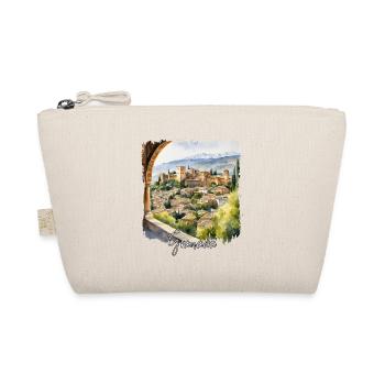 Granada Watercolor, Granada Spain - Organic Pouch - nature - Front