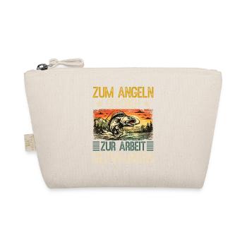 Né pour pêcher, forcé de travailler, pêcheur - Trousse biologique - nature - Devant