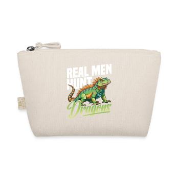  Iguana Removal Technician Lizard Hunting Gear - Organic Pouch - nature - Front