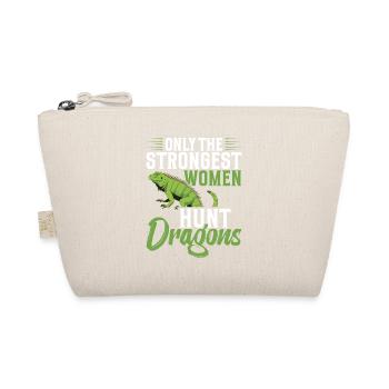  Reptile Hunter Costume Iguana Removal Tech Lizard - Organic Pouch - nature - Front