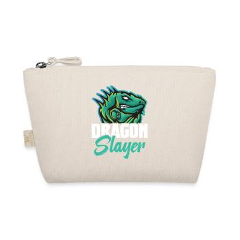Dragon Hunter Reptile Hunting Gear Lizard Iguana - Organic Pouch - nature - Front