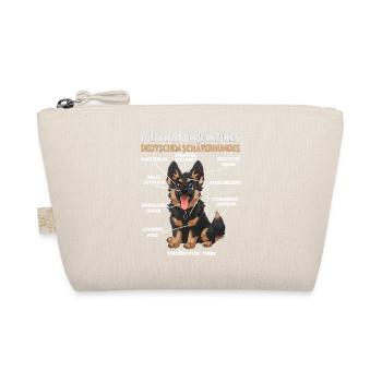 Polizeihund Deutscher Schäferhund Geschenk Hund - Bio-Täschchen - Natur - Vorne