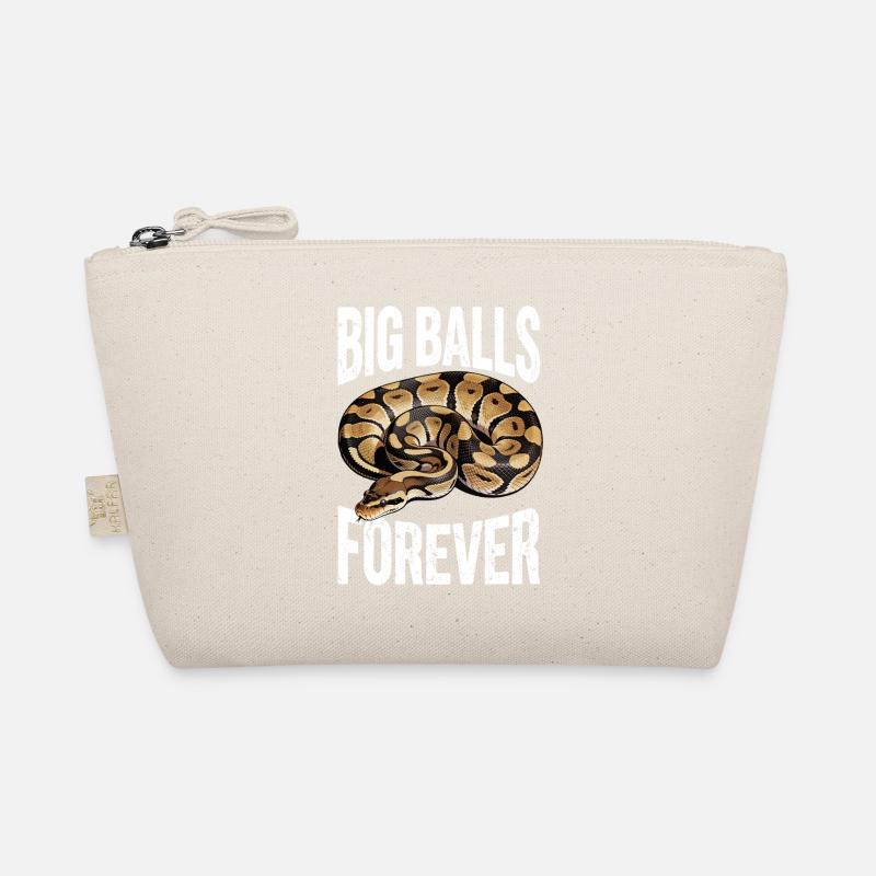 Königspython Schlangen Liebhaber Terrarium Python Bio-Täschchen