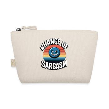 Chance of Sarcasm - Retro Grin - Organic Pouch - nature - Front