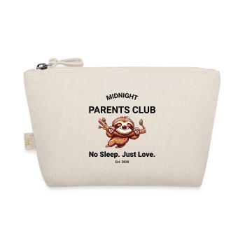 Eltern Shirt Midnight Parents Club - Bio-Täschchen - Natur - Vorne