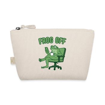 Funny Frog gaming at Smartphone Frog off - Organic Pouch - nature - Front