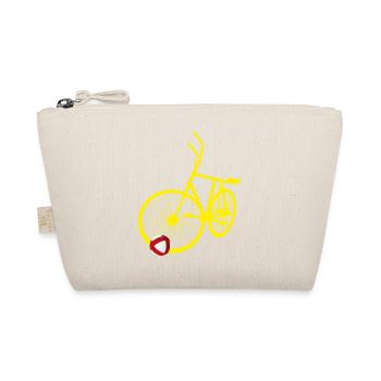 Cycling ball, cycleball, indoor cycling - Organic Pouch - nature - Front