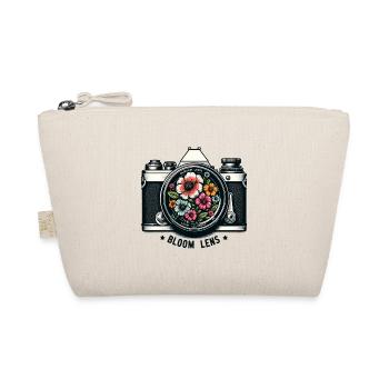 Floral Lens Retro Floral Motifs - Organic Pouch - nature - Front