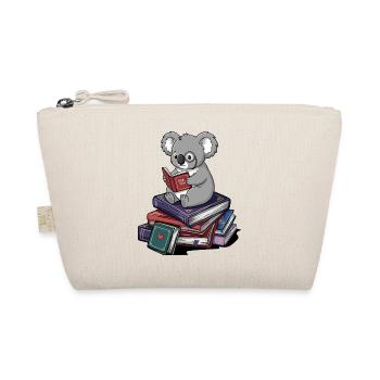 Ours koala rat de bibliothèque lisant des livres d’art - Trousse biologique - nature - Devant