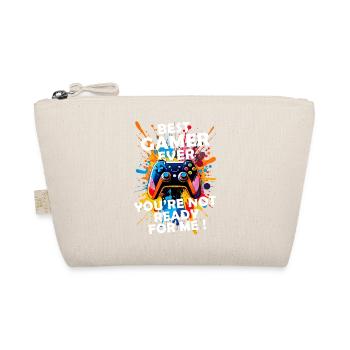 Gamer gaming enthusiast video games console funny - Organic Pouch - nature - Front
