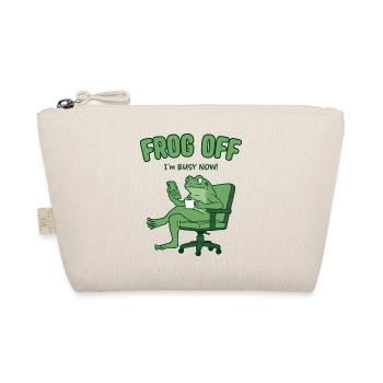 Grenouille Off Je suis occupé maintenant – Je suis bien en train de faire des Frosch - Trousse biologique - nature - Devant
