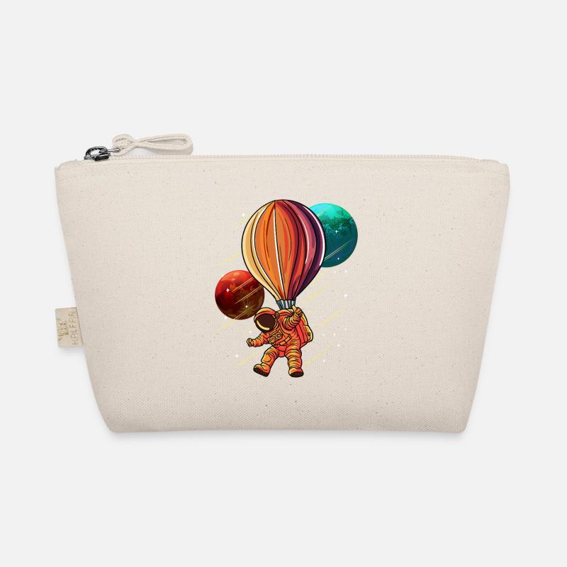 Space Adventure Balloon Astronaut Organic Pouch
