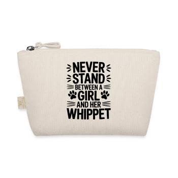 Whippet Sprüche Hund Lustiges Whippet Geschenk - Bio-Täschchen - Natur - Vorne