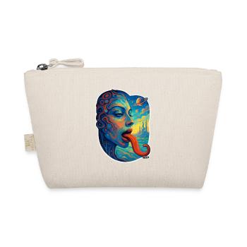 Cosmic art with tongue - Organic Pouch - nature - Front