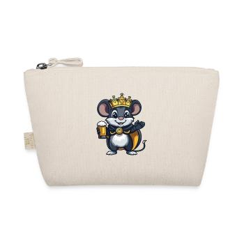Mouse Beer King - Organic Pouch - nature - Front