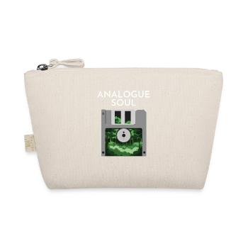 Old School Analog Diskette Natur - Bio-Täschchen - Natur - Vorne