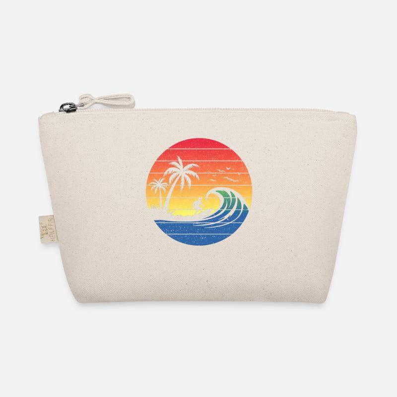 Sunset Surf Circle Organic Pouch