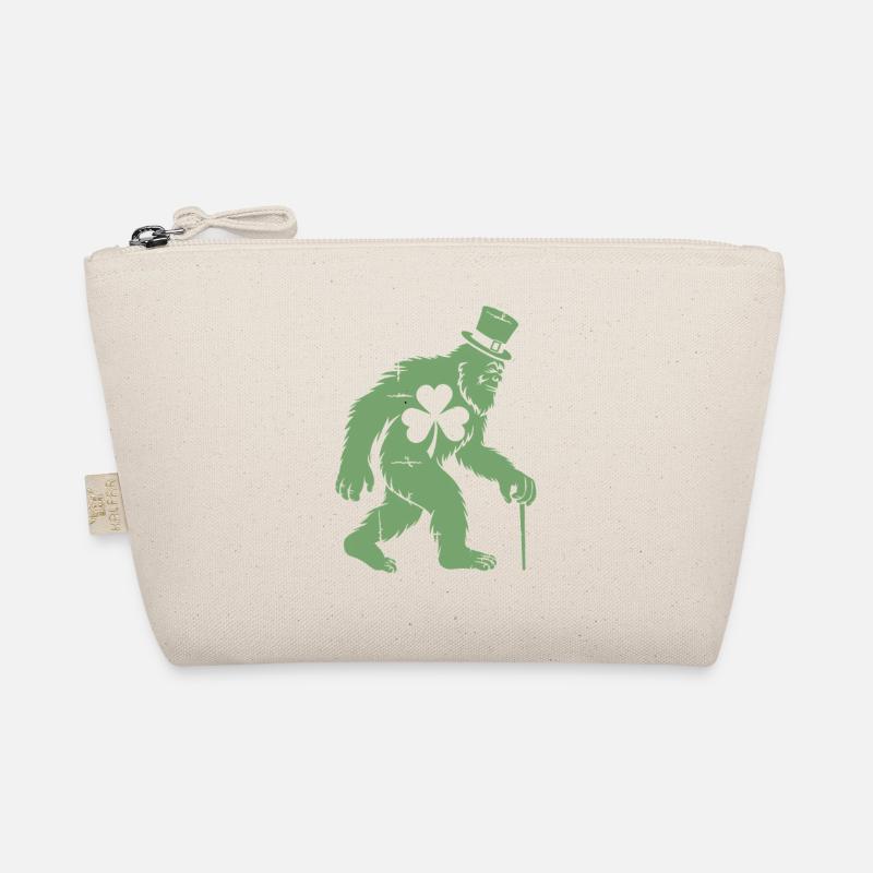 Sasquatch mit Kleeblatt Bio-Täschchen