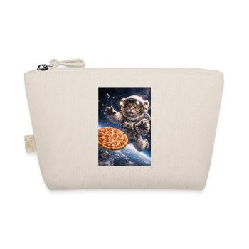 Astronaut cat saves pizza in space - Organic Pouch - nature - Front