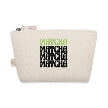 Design rétro de l’amateur de thé Matcha - Trousse biologique - nature - Devant