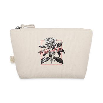 Vintage Blumen Design - Bio-Täschchen - Natur - Vorne