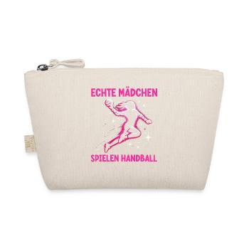 Handball Liebhaber Handball Sport Spieler Handball - Bio-Täschchen - Natur - Vorne