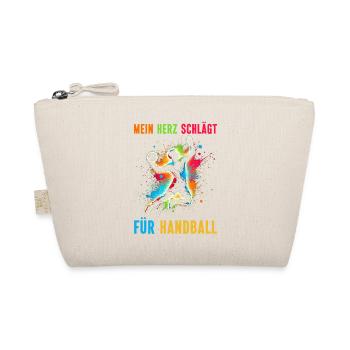 Handball Liebhaber Handball Sport Spieler Handball - Bio-Täschchen - Natur - Vorne