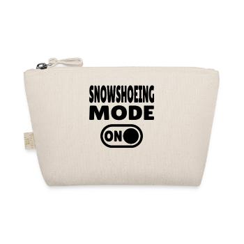 Snowshoeing Mode ON Winterabenteuer im Schnee - Bio-Täschchen - Natur - Vorne