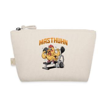Gym MASTHUHN Gewichtheber Lustiges - Bio-Täschchen - Natur - Vorne
