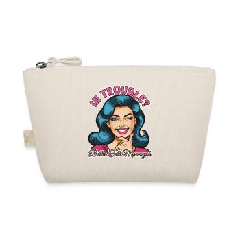 Better Call Mommy Cartoon - Organic Pouch - nature - Front