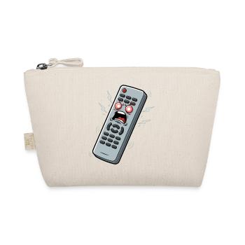 Screaming Remote Control Cartoon - Organic Pouch - nature - Front