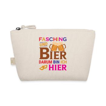 Carnaval et bière, c’est pour ça que je suis là - Trousse biologique - nature - Devant