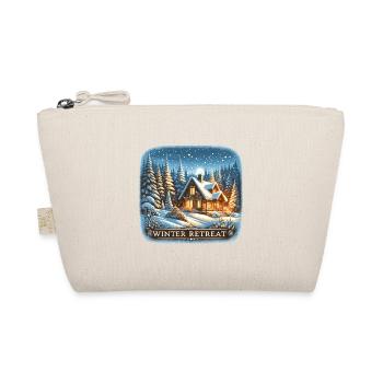 Winter Retreat in the Wooden Hut - Organic Pouch - nature - Front