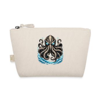 Glowing Kraken in the Storm - Organic Pouch - nature - Front