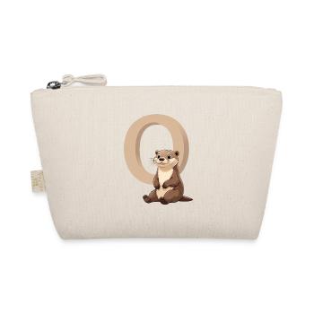 Otter and Big O Design - Organic Pouch - nature - Front