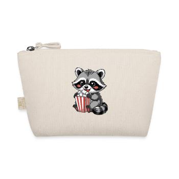 Cuddly raccoon popcorn - Organic Pouch - nature - Front