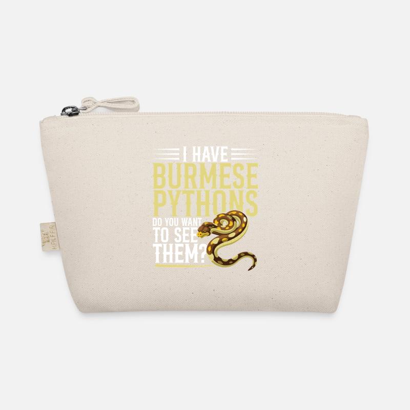  Burmese Python Hde Snake Stuffed Animal Reptile Organic Pouch