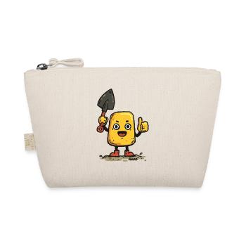 Little Guy with Shovel - Organic Pouch - nature - Front