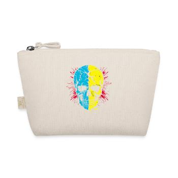 Skull - Organic Pouch - nature - Front