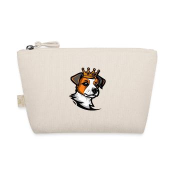 Jack Russel Terrier Hund Krone - Bio-Täschchen - Natur - Vorne