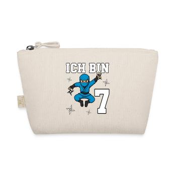 Je suis 7 Ninja, 7e anniversaire Blue Karate - Trousse biologique - nature - Devant