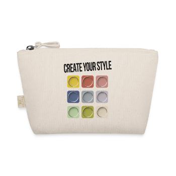 Create Your Style – Modern Statement - Organic Pouch - nature - Front
