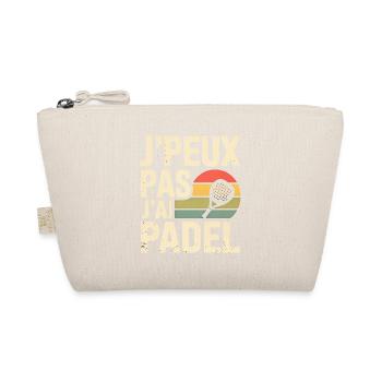 I can't I have Padel - Organic Pouch - nature - Front