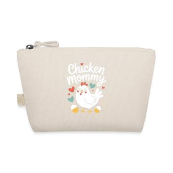 Chicken Mommy Hühner Mom Bäuerin Muttertag Huhn - Bio-Täschchen - Natur - Vorne