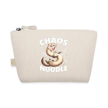 Chaos Noodle Frettchen Cartoon - Bio-Täschchen - Natur - Vorne