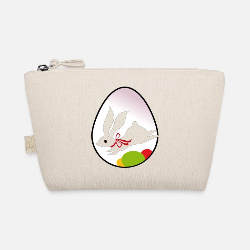 Silhouette de lapin de Pâques dans l’œuf Trousse biologique