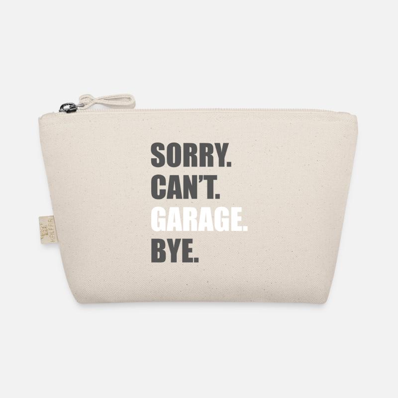 Sorry can't garage Car lover car guy mechanic Bio-Täschchen