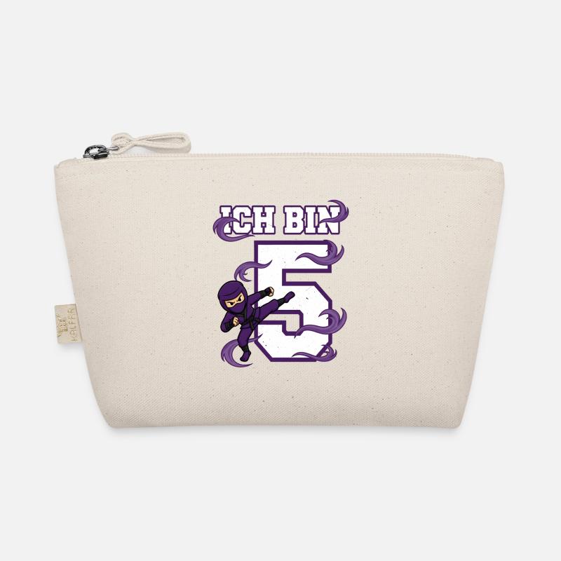 Je suis 5 ninjas 5e anniversaire Karaté violet Trousse biologique